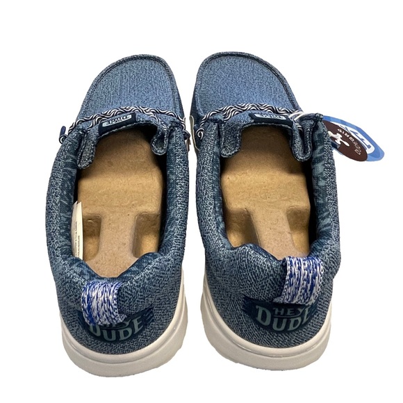 Wally Hey Dude 20 Mesh Sargasso Blue/Cloud Blue NIB Sz 8M - Picture 6 of 11